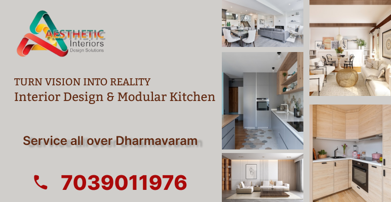 Aesthetic Interior Design Modular kitchen designer in Dharmavaram